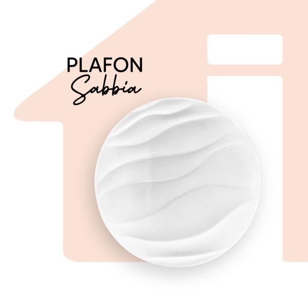 PLAFON LED SABBIA 36W TRICOLOR