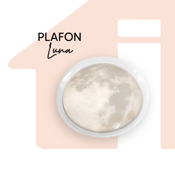 PLAFON CIRCULAR DECORATIVO MODELO LUNA
