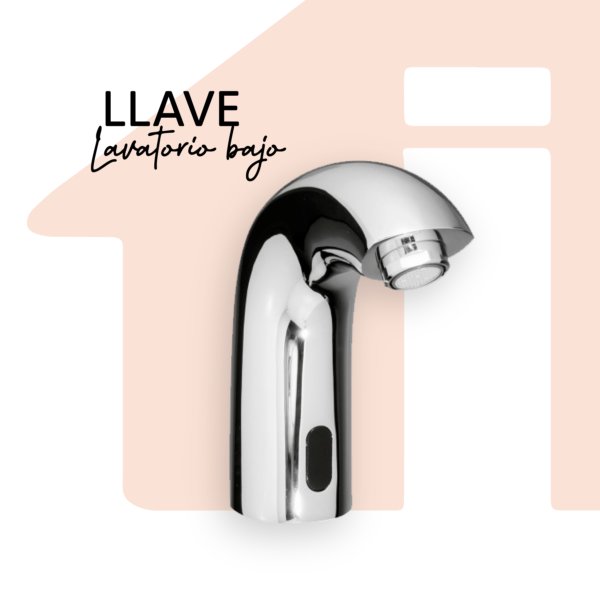 LLAVE LAVATORIO BAJO CROMADO