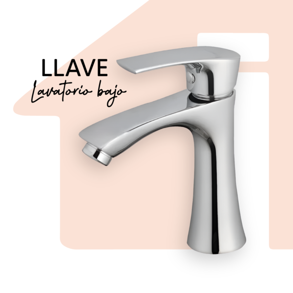 LLAVE LAVATORIO BAJO CROMADO CROMADO