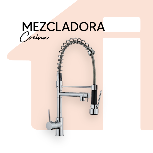 MEZCLADORA COCINA CROMADO GBRA-5