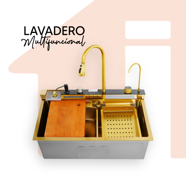 LAVADERO 1P RECTANGULAR 5 TECLAS