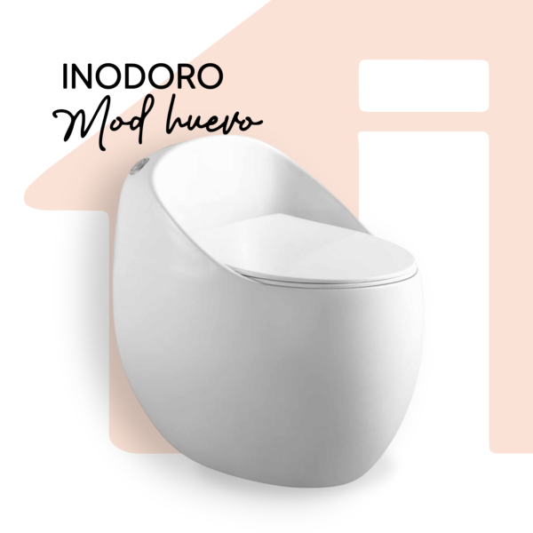 INODORO ONE PIECE BLANCO MOD BOLA