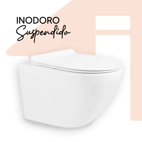 INODORO SUSPENDIDO BLANCO