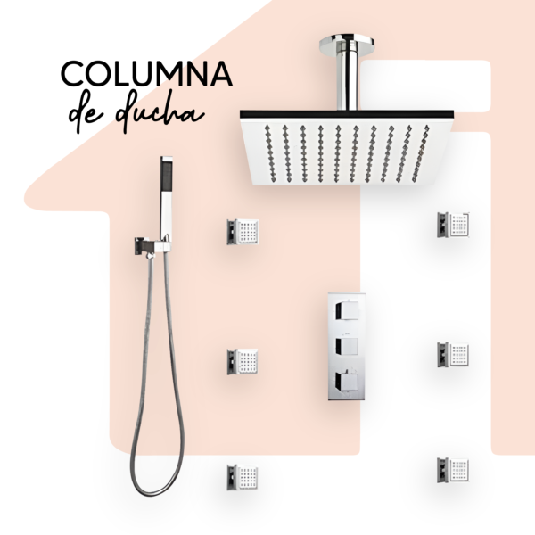 COLUMNAS DE DUCHA 6 SALIDAS