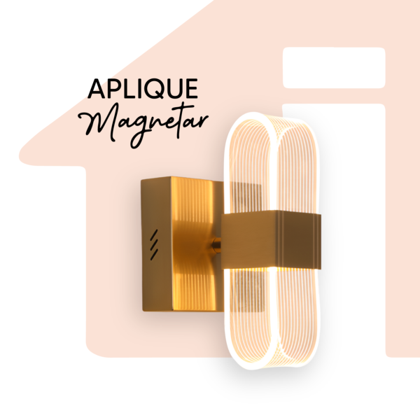 APLIQUE DORADO MAGNETAR