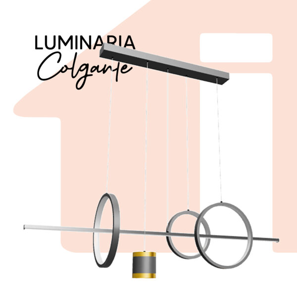 LÁMPARA COLGANTE LED