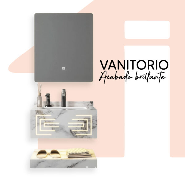 ESPEJO VANITORIO + MUEBLE VANITORIO