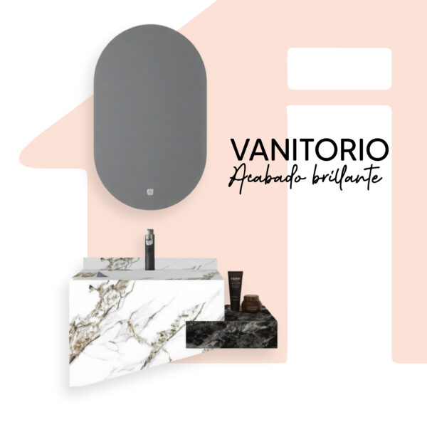 ESPEJO VANITORIO + MUEBLE VANITORIO