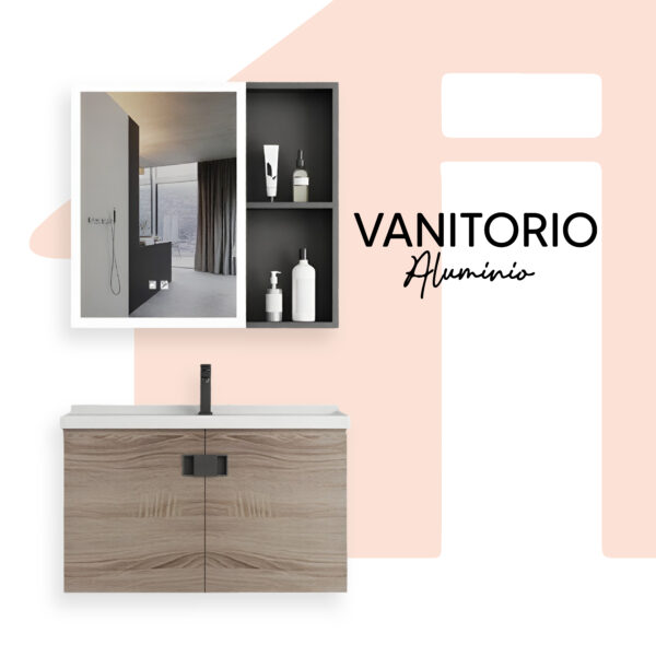 ESPEJO VANITORIO + MUEBLE VANITORIO