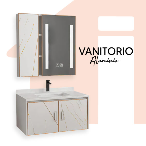 ESPEJO VANITORIO + MUEBLE VANITORIO