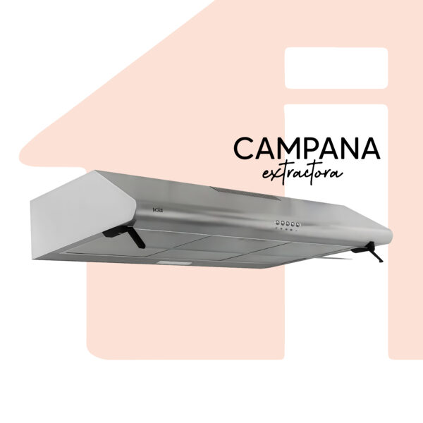 CAMPANA EXTRACTORA HERA INOX TURE20CO